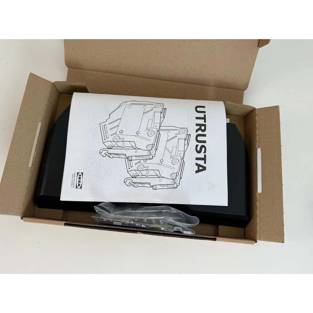 Set of 2 IKEA Utrusta Hinge for Horizontal Door Black 102.657.35